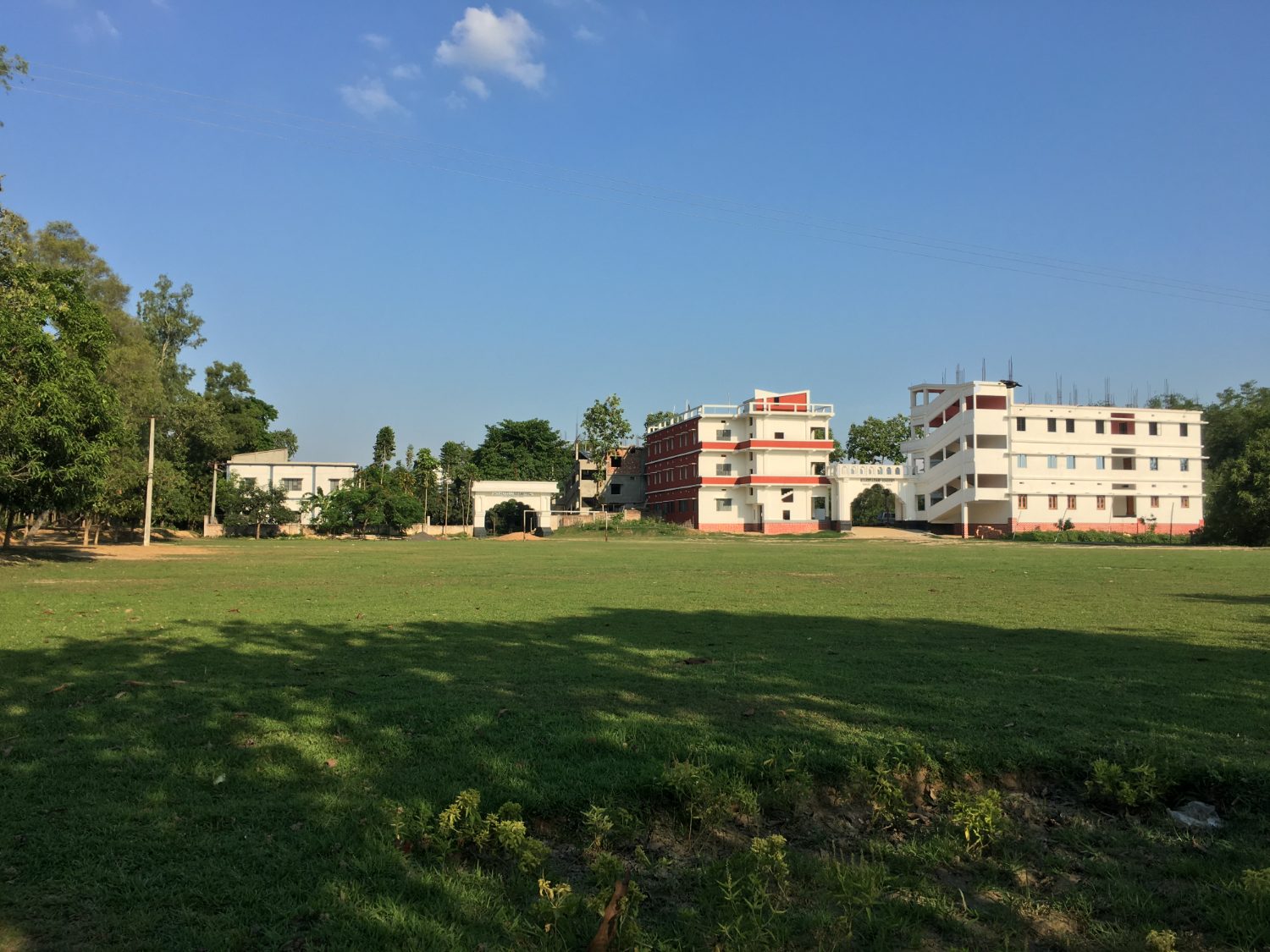 On campus