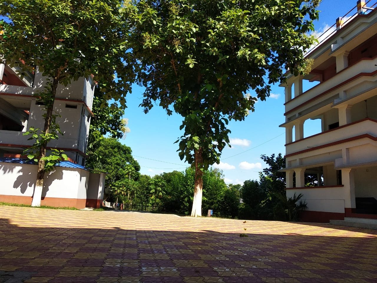 On campus