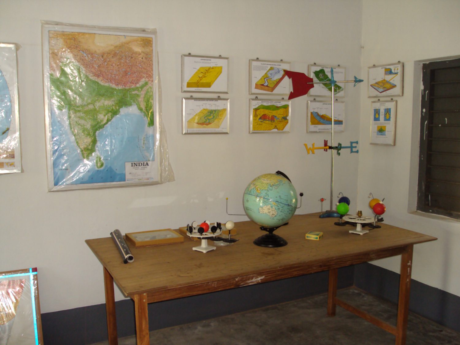 At the lab bench