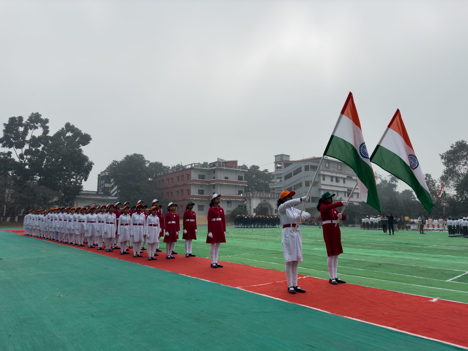Students at sports